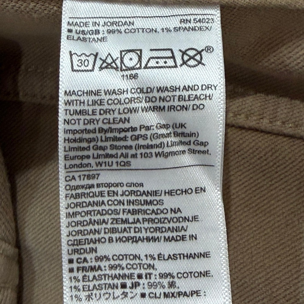 Banana Republic Slim Traveler Pants | Khaki | 30x32 Slim Fit - Picture 6 of 7